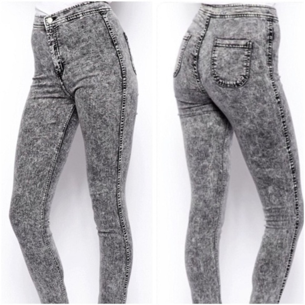 American Apparel Acid Wash Easy Jeans